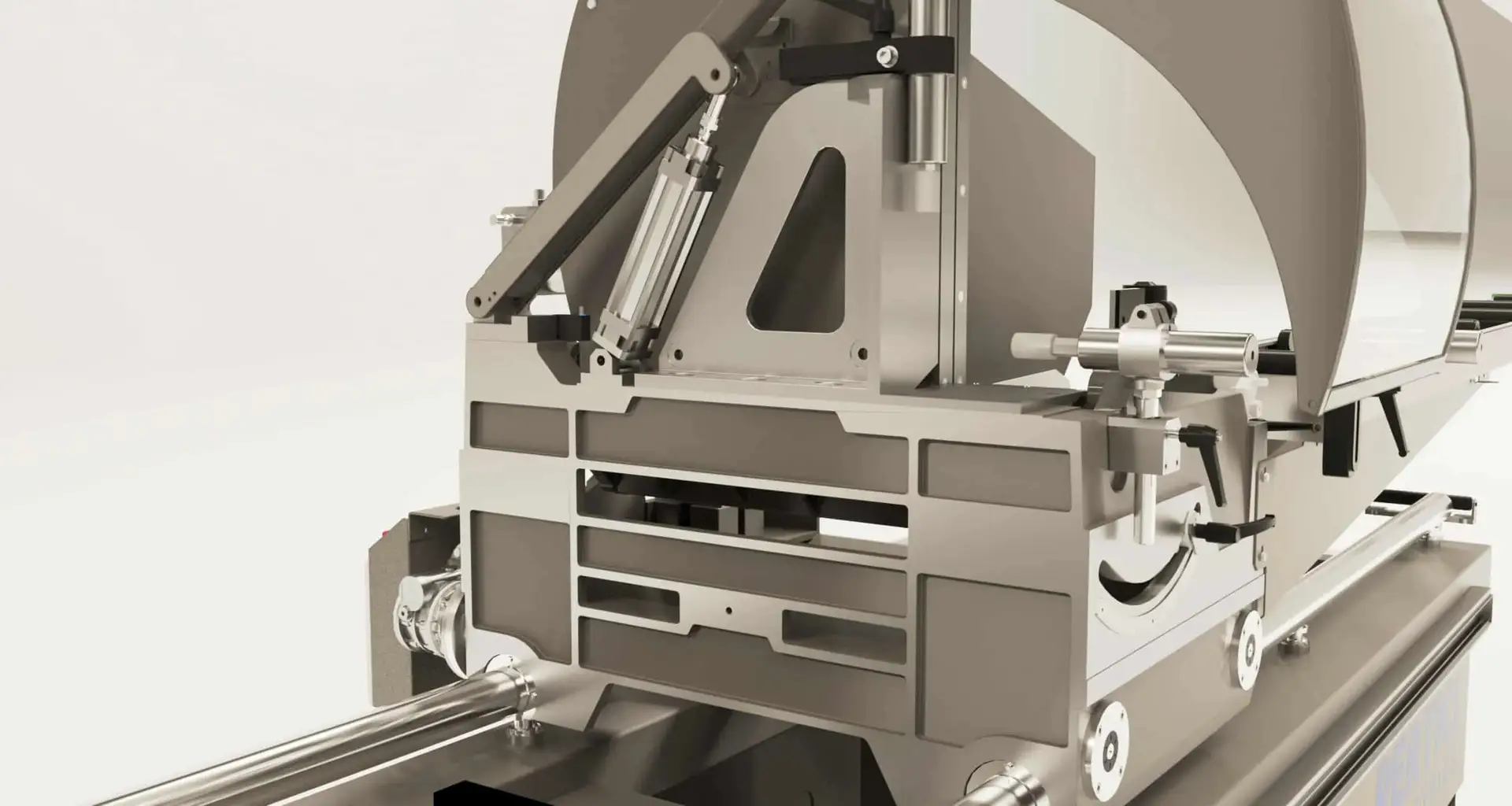 Kunststof 2-kops zaagmachines detail afbeelding 3