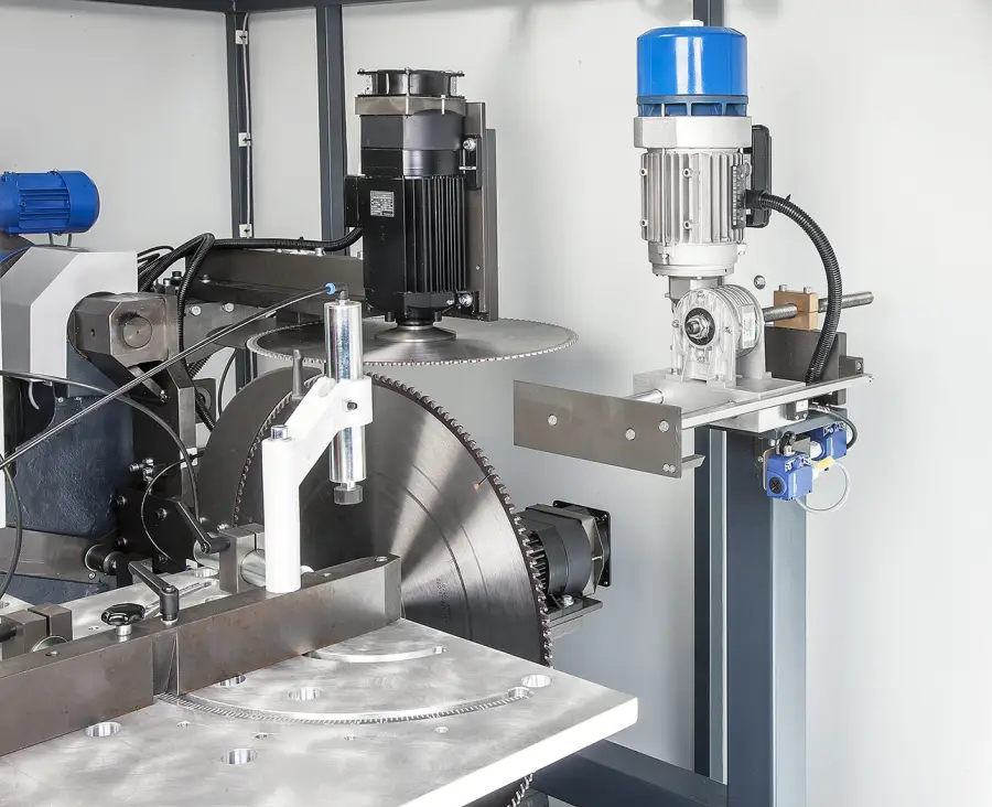 Raveelzaagmachines detail afbeelding 1